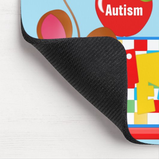 Autism leraar Mousepad Muismat (Hoek)