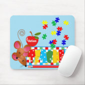 Autism leraar Mousepad Muismat (Met muis)