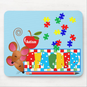 Autism leraar Mousepad Muismat