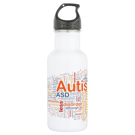 Autism Liberty Bottle Waterfles (Voorkant)
