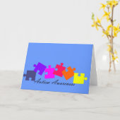 Autism lineair ontwerp kaart (Gele Bloem)