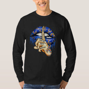 Autism lips beoordelen niet wat je niet begrijpt t-shirt