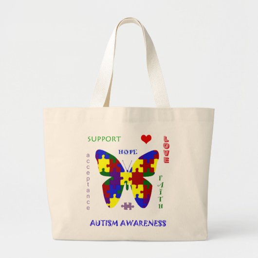 Autism Love and Support Tas (Voorkant)