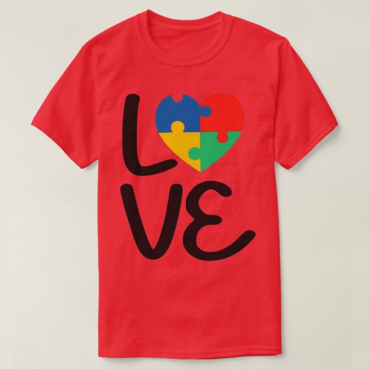 Autism LOVE Classic TShirt (Design voorkant)