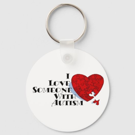 Autism Love Sleutelhanger (Voorkant)