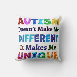 AUTISM maakt me UNIQUE Kussen
