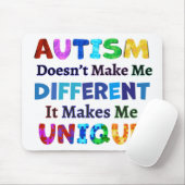 AUTISM maakt me UNIQUE Muismat (Met muis)