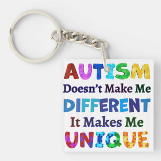 AUTISM maakt me UNIQUE Sleutelhanger
