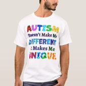 AUTISM maakt me UNIQUE T-shirt (Voorkant)