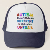 AUTISM maakt me UNIQUE Trucker Pet (Voorkant)