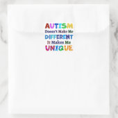 AUTISM maakt me UNIQUE Vierkante Sticker (Tas)