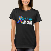Autism mam Dark T-shirt (Voorkant)