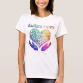 Autism mam Gift for Moederdag T-shirt (Voorkant)
