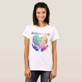 Autism mam Gift for Moederdag T-shirt (Voorkant volledig)