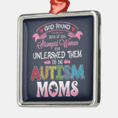 Autism mam Inspiration Metalen Ornament (Links)