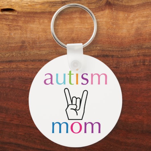 Autism Mam Sleutelhanger (Voorkant)