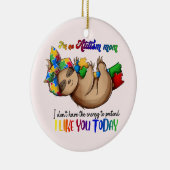 Autism Mam - Slote Keramisch Ornament (Rechts)