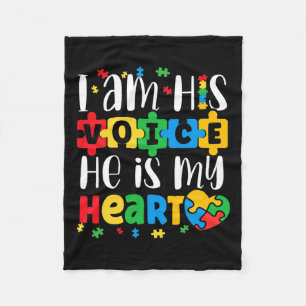 Autism mama Autistic Autism Awareness Maand Fleece Deken