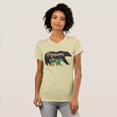 Autism Mama Beer met Beer Cub T-shirt (Voorkant volledig)
