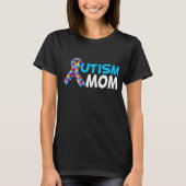 Autism Mama Cute Awareness Ribbon Moederdag T-shirt (Voorkant)