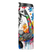 Autism mama Strong Thermosbeker (Geroteerd rechts)