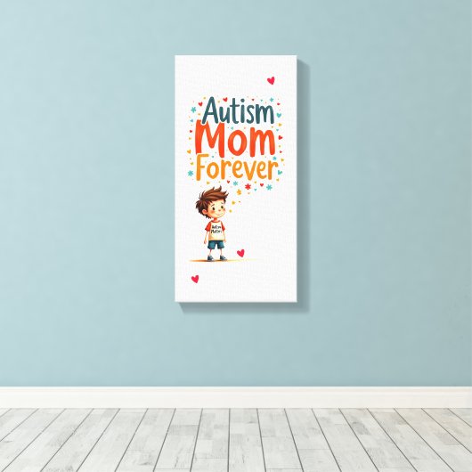 Autism Matters Canvas Afdruk (Insitu (Houten vloer))