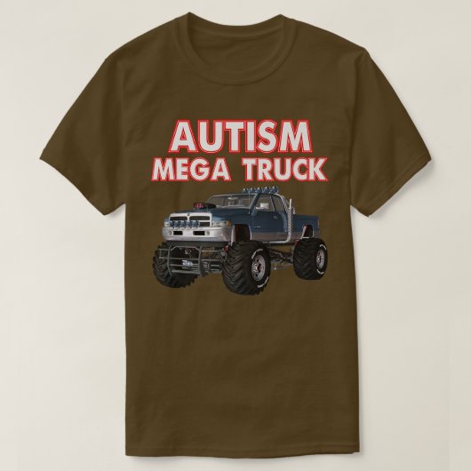 Autism Mega Truck61 T-shirt (Design voorkant)