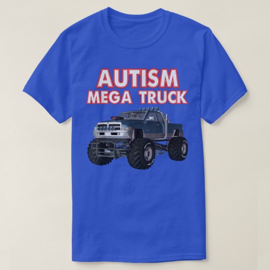 Autism Mega Truck73 T-shirt (Design voorkant)