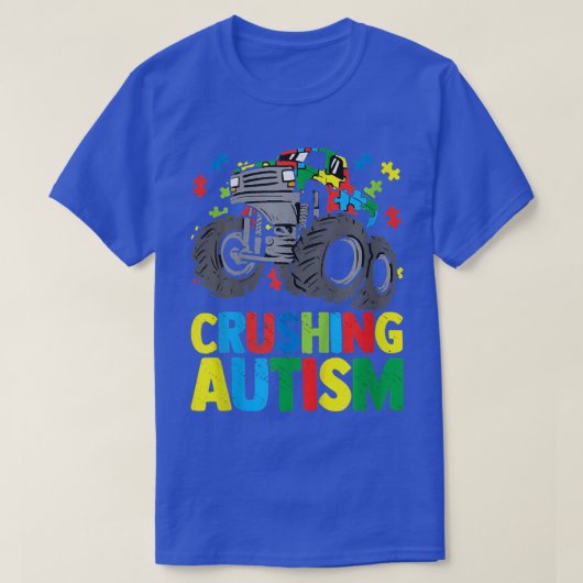 Autism Mega Truck Awareness Love Acceptance T-shirt (Design voorkant)