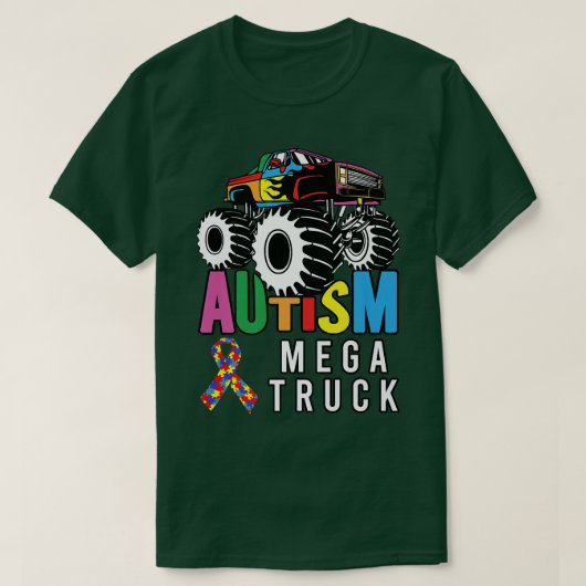 Autism Mega Truck - Mega Truck75 T-shirt (Design voorkant)