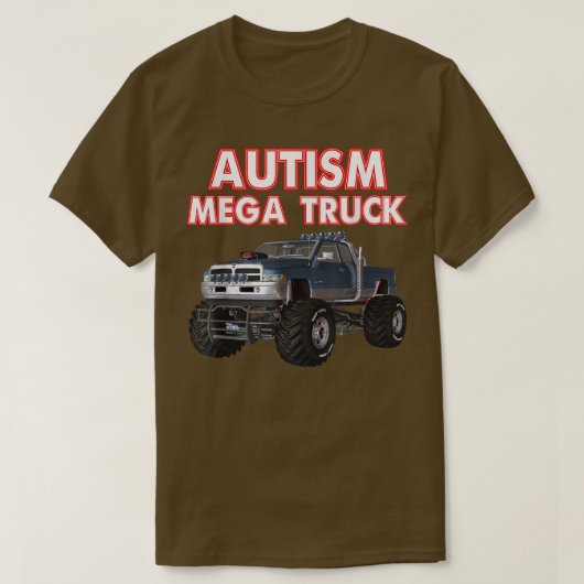 Autism Mega Truck T-shirt (Design voorkant)