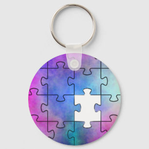 Autism Missing Piece - Sleutelhanger