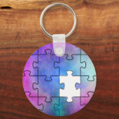 Autism Missing Piece - Sleutelhanger (Voorkant)