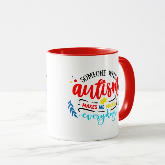 Autism Mok (Voorkant rechts)