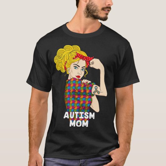 Autism Mom Autism Awareness Kindness Support Autis T-shirt (Voorkant)