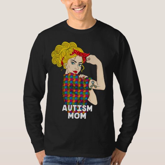 Autism Mom Autism Awareness Kindness Support Autis T-shirt (Voorkant)