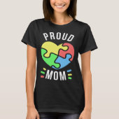 Autism Mom For Mothers Raising Awareness for Kids T-shirt (Voorkant)