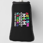 Autism Mom My Son Is Hero Autism Awareness Costume Golfheadcover (Draai 90)