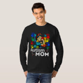 Autism Mom Navigating Autism Spanish Mother Hispan T-shirt (Voorkant volledig)
