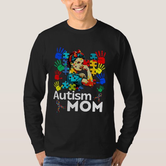 Autism Mom Navigating Autism Spanish Mother Hispan T-shirt (Voorkant)