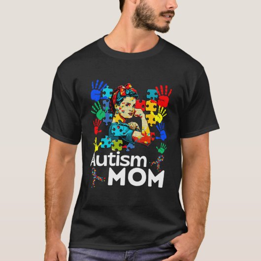 Autism Mom Navigating Autism Spanish Mother Hispan T-shirt (Voorkant)