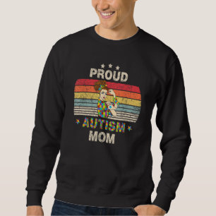 Autism Mom Proud Mom Awareness Month Mama Autistic Trui