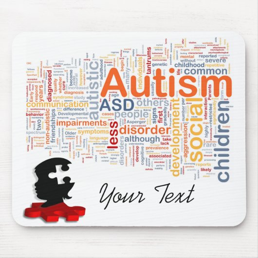 Autism Mousepad Muismat (Voorkant)