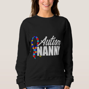 Autism Nanny Puzzle Ribbon Autistic Awareness Mont Trui