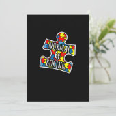 Autism Novelty Shirt for Autism Awareness Support Save The Date (Staand voorkant)