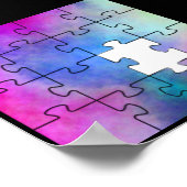 Autism Ontbrekend artikel Poster (Hoek)