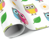 Autism Owl Cadeaupapier (Rol Hoek)