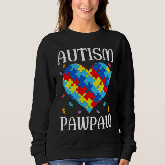Autism Pawpaw Matching Family Heart Autism Awarene Trui