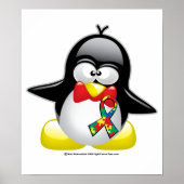 Autism Penguin Poster (Voorkant)