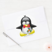Autism Penguin Ronde Sticker (Envelop)